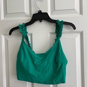 Aerie Green Padded Bikini Top